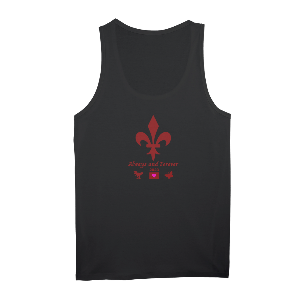 THE VILLAiN ALWAYS AND FOREVER Organic Unisex Tank Top