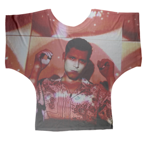 Open image in slideshow, CAUGHT RED HANDED Sublimation Batwing blouse
