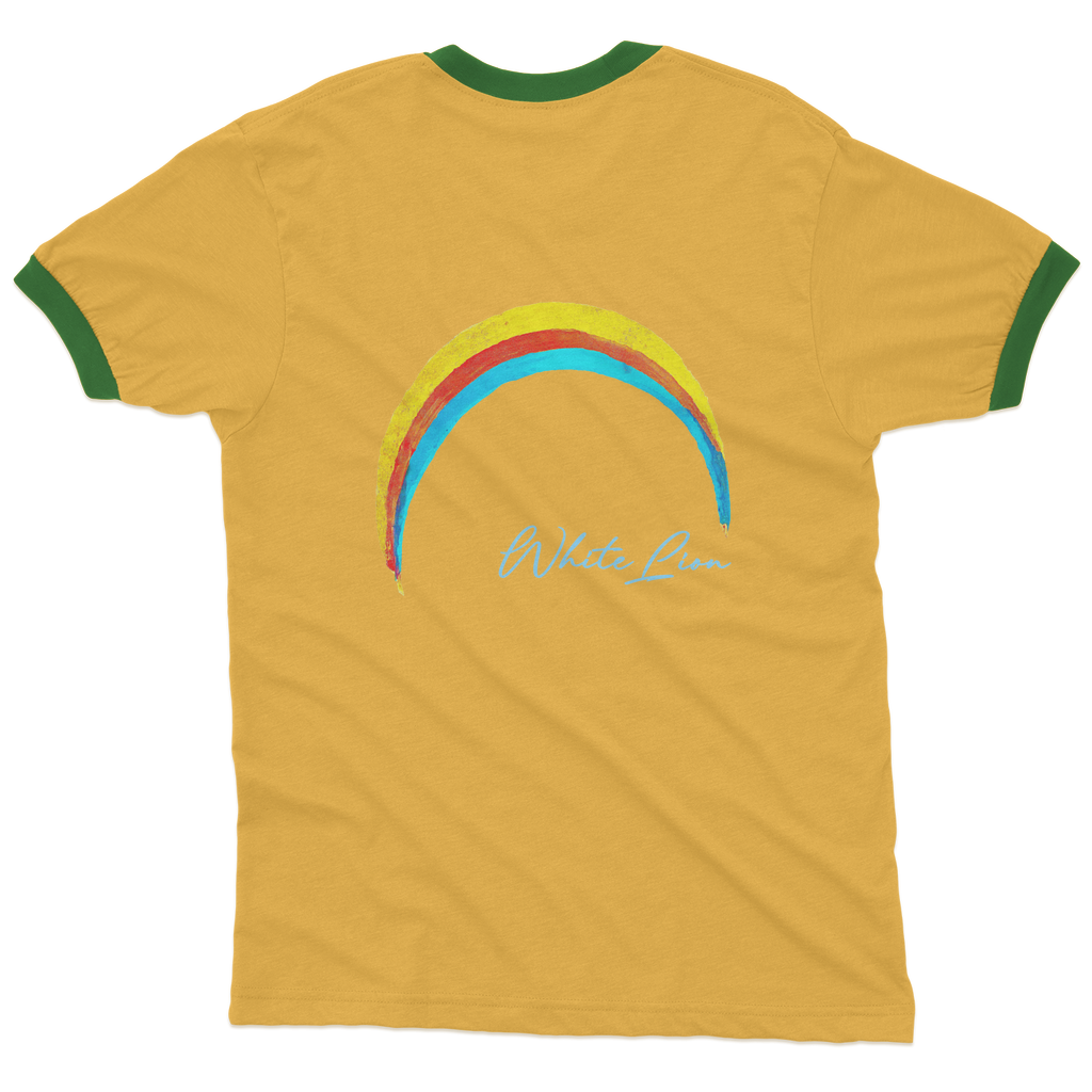 SALTY RAINBOW Ringer T-Shirt BY WHITE LION