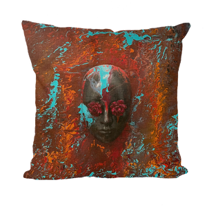 Ouvrir l&#39;image dans le diaporama, ROSE TINTED VIEW Throw Pillows
