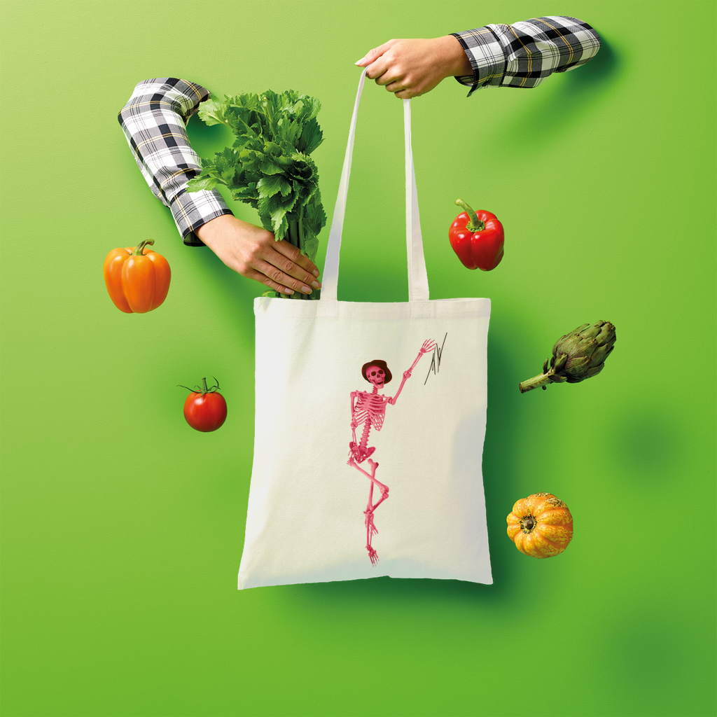 CAUGHT RED HANDED Shopper Tote Bag