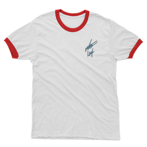 Ouvrir l&#39;image dans le diaporama, SALTY RAINBOW Ringer T-Shirt BY WHITE LION
