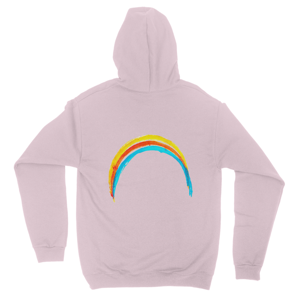 Pastel rainbow hoodie on sale