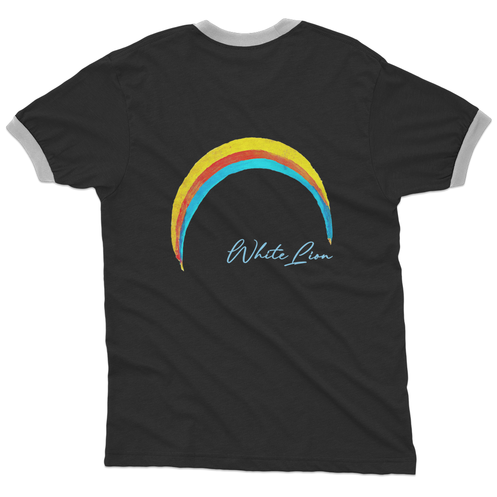 SALTY RAINBOW Ringer T-Shirt BY WHITE LION